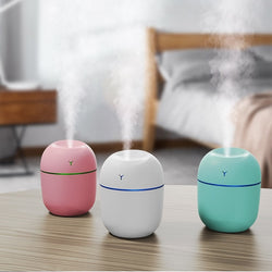 (NEW) Mini Air Humidifier with Aroma Essential Oil Diffuser