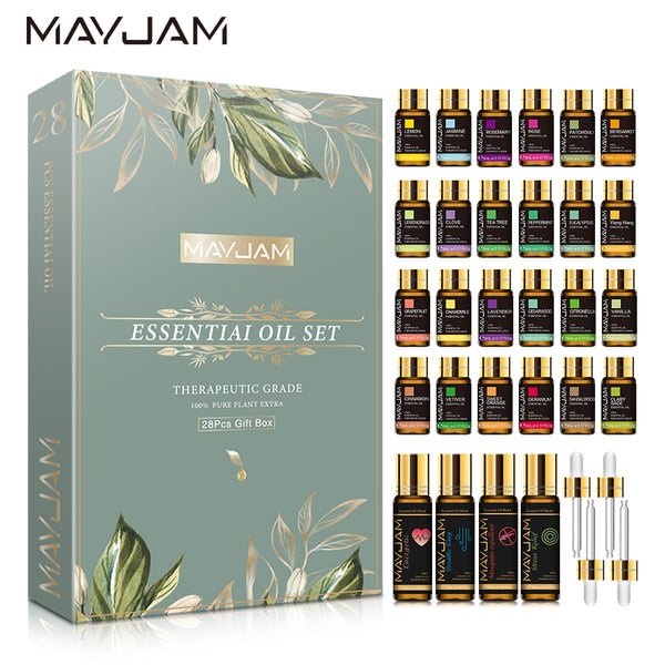 28pcs Pure Natural Essential Oils Gift Set