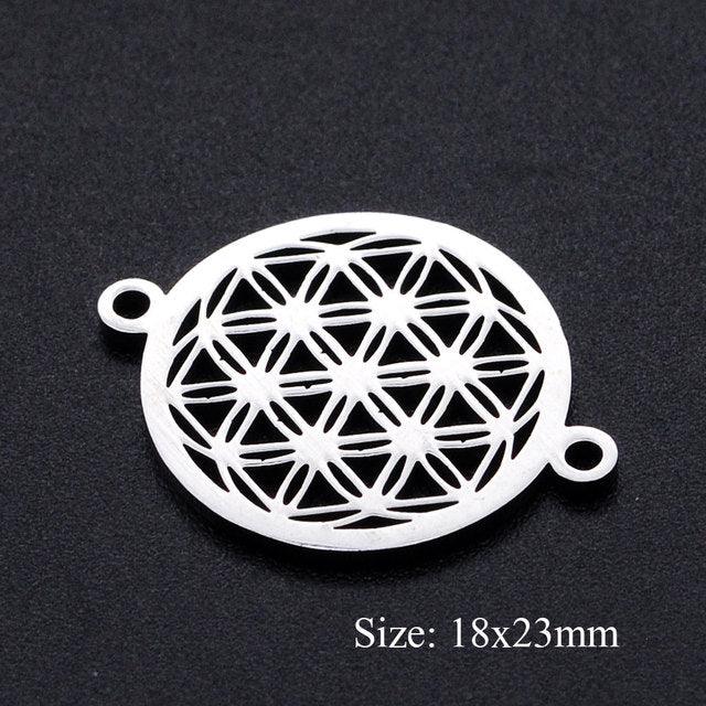 Charms: Om, Flower of Life, Lotus and more.