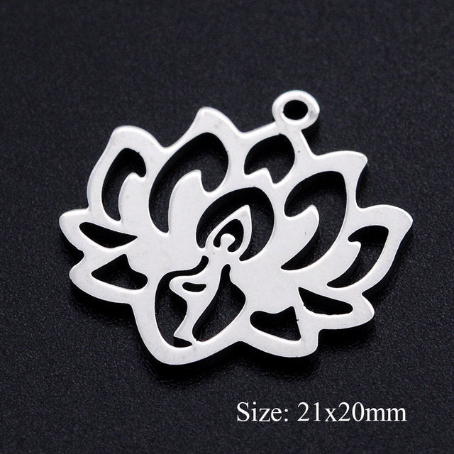 Charms: Om, Flower of Life, Lotus and more.