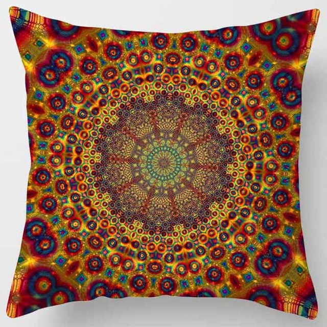 Mandala Printed Meditation Cushion