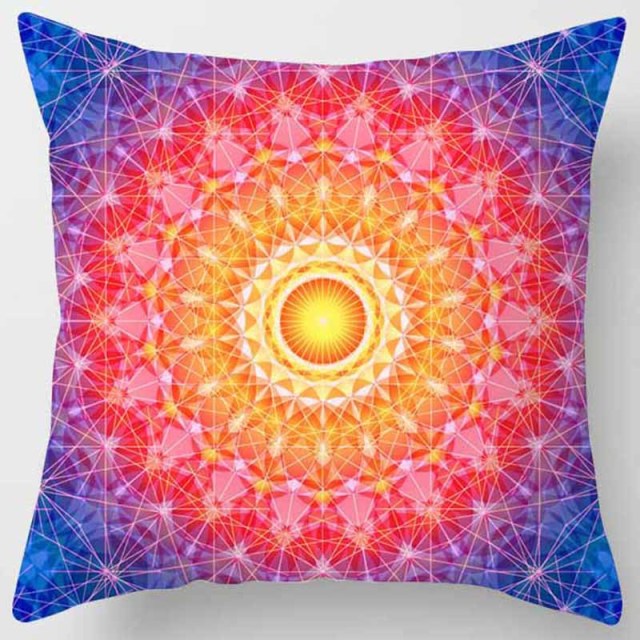 Mandala Printed Meditation Cushion