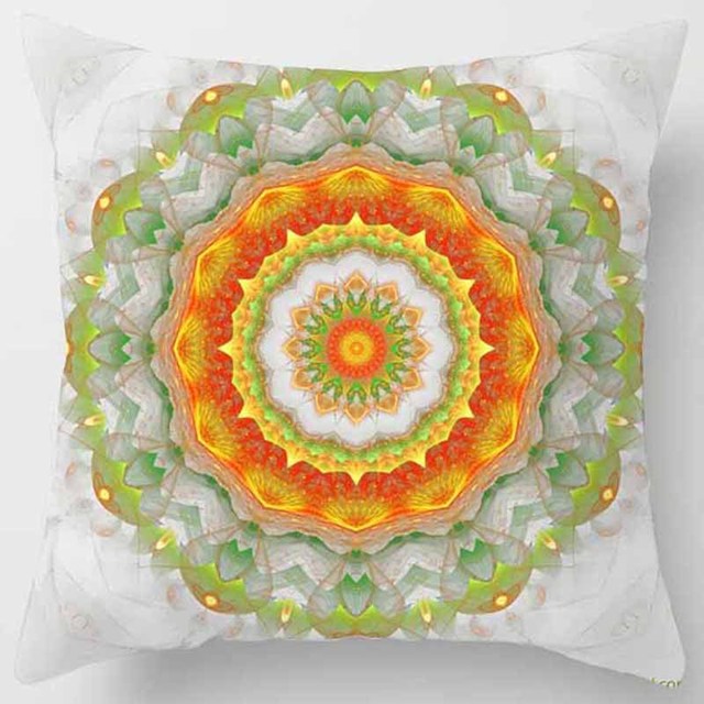 Mandala Printed Meditation Cushion