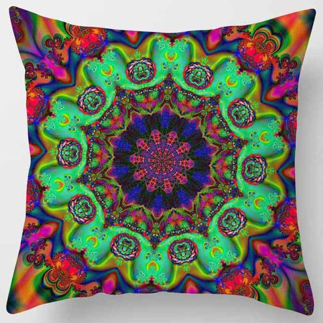 Mandala Printed Meditation Cushion