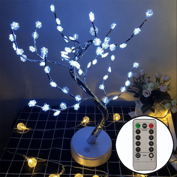 LED Night Light Bonsai Christmas Tree