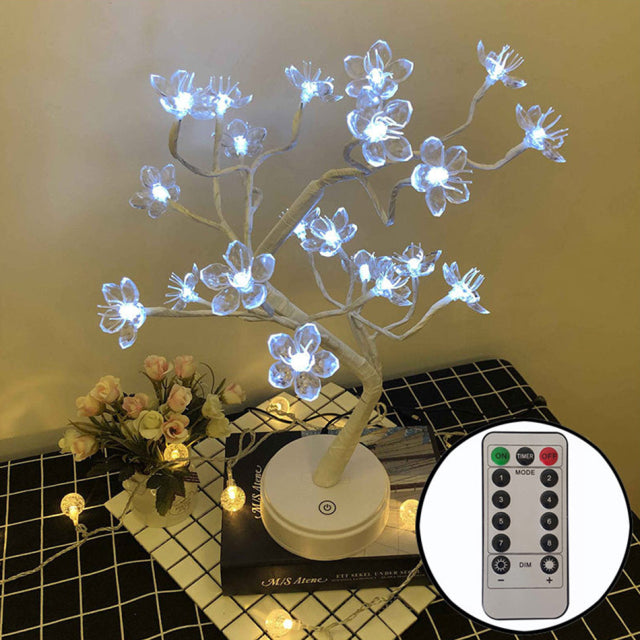 LED Night Light Bonsai Christmas Tree
