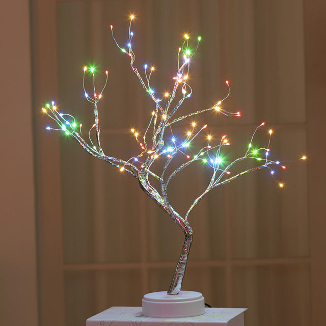 LED Night Light Bonsai Christmas Tree