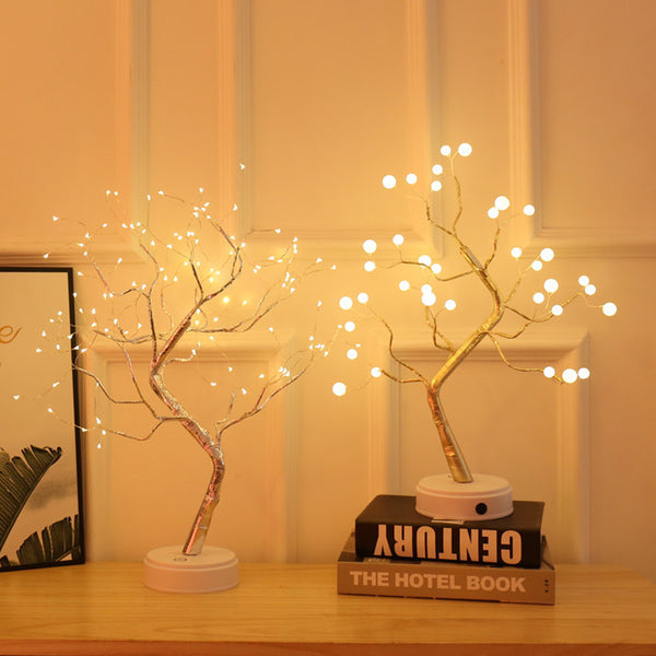 LED Night Light Bonsai Christmas Tree