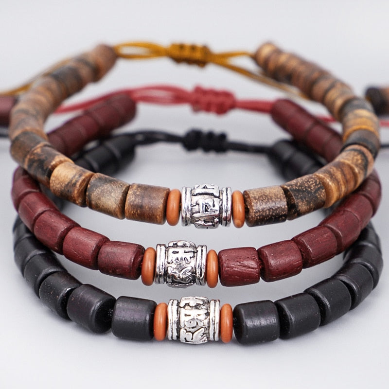 Sanders Wood Mala Beads Bracelet