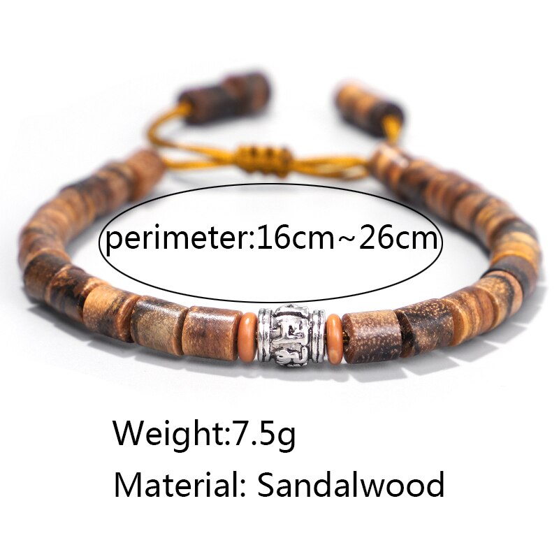 Sanders Wood Mala Beads Bracelet