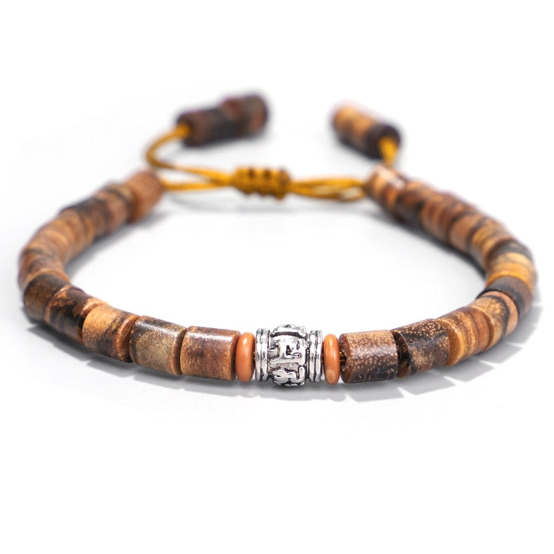 Sanders Wood Mala Beads Bracelet