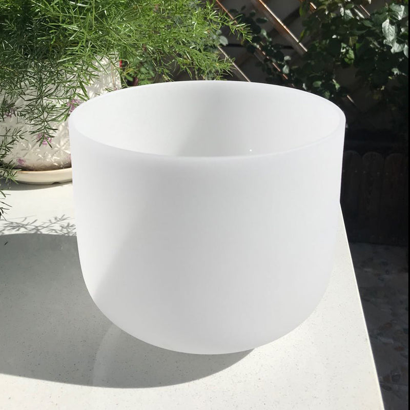 White Crystal Singing Bowl