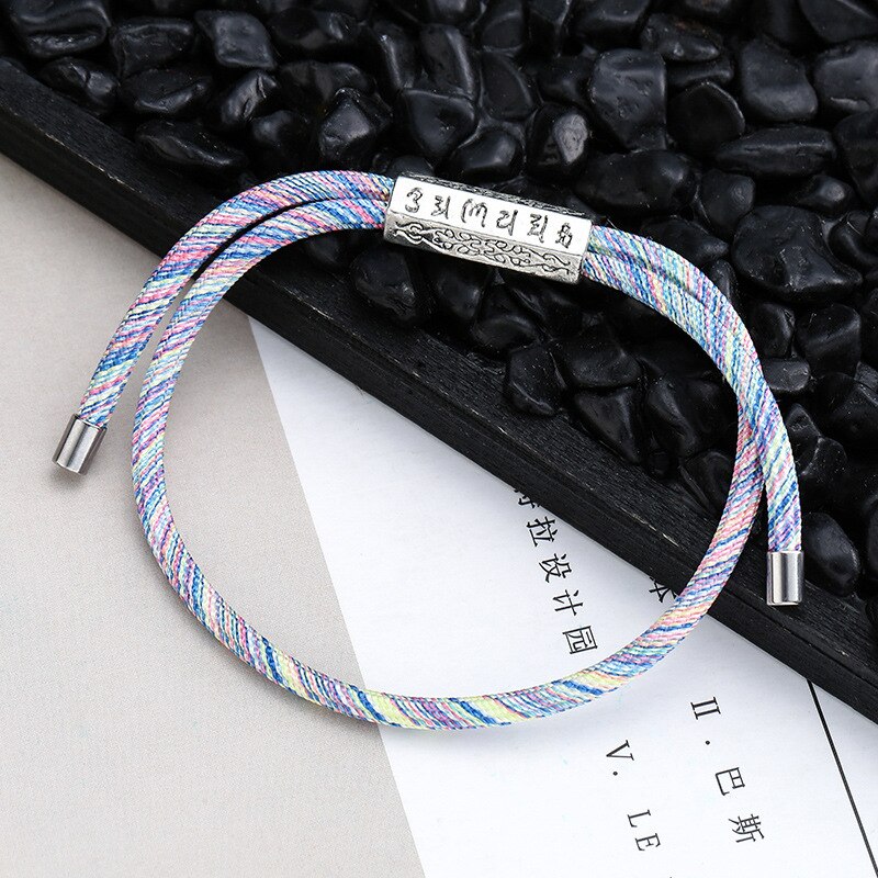 Buddhist Good Luck Braided Bracelet