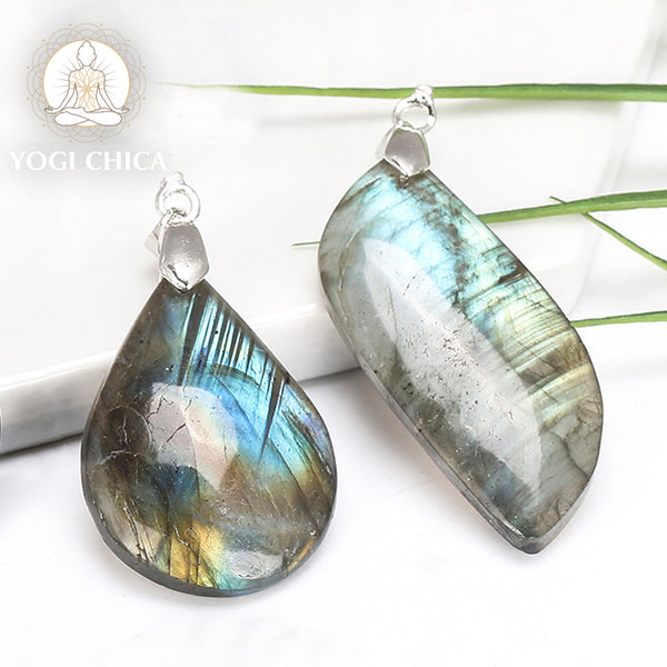 Irregular Labradorite (Moon Stone) Pendants