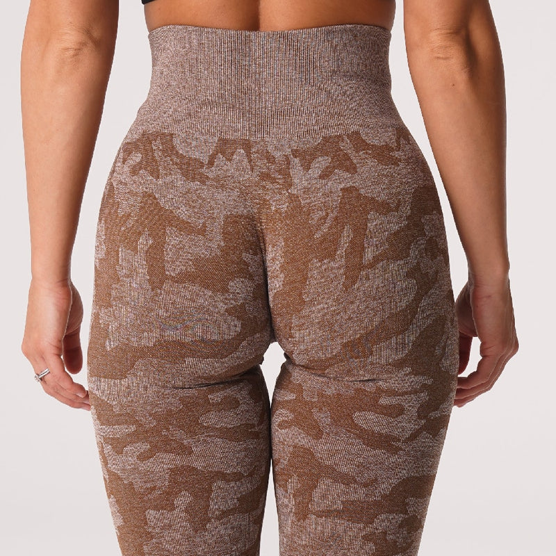 (Hot) Camo Seamless Compression Yoga Leggings (Various colors)