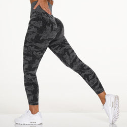 (Hot) Camo Seamless Compression Yoga Leggings (Various colors)