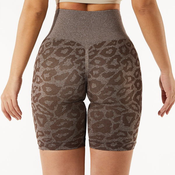 (New) Leopard Legging Shorts