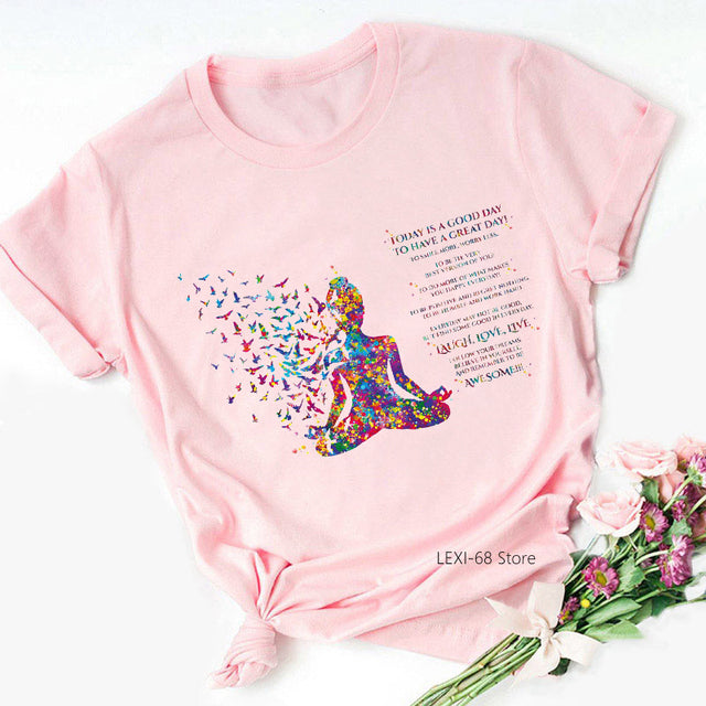 Yoga Spiritual Feminine T-shirts