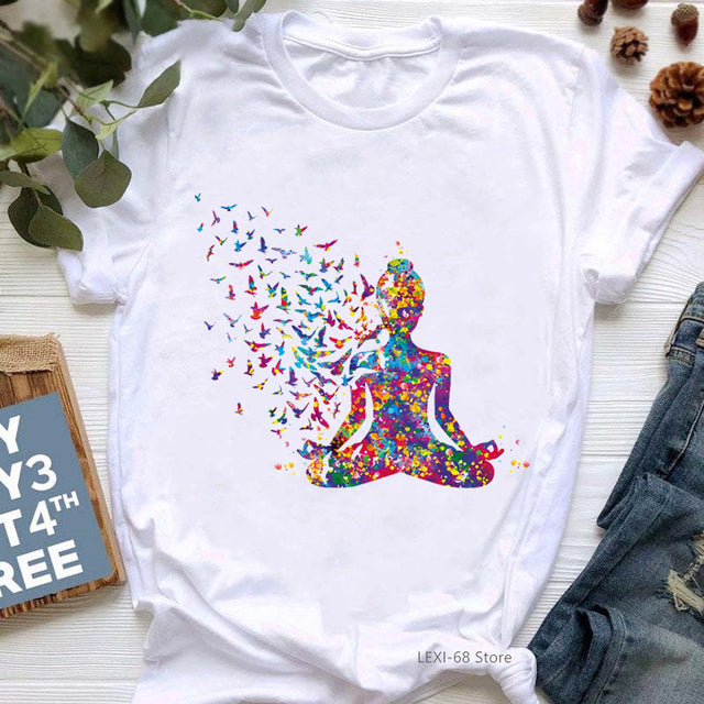 Yoga Print Tshirts