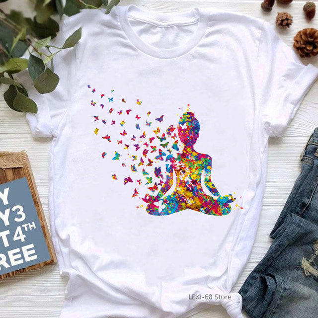 Yoga Spiritual Feminine T-shirts