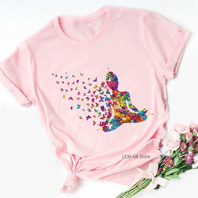 Yoga Spiritual Feminine T-shirts