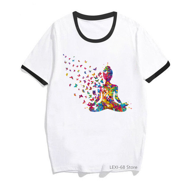 Yoga Spiritual Feminine T-shirts