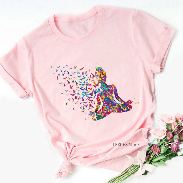 Yoga Spiritual Feminine T-shirts
