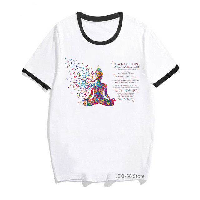 Yoga Spiritual Feminine T-shirts