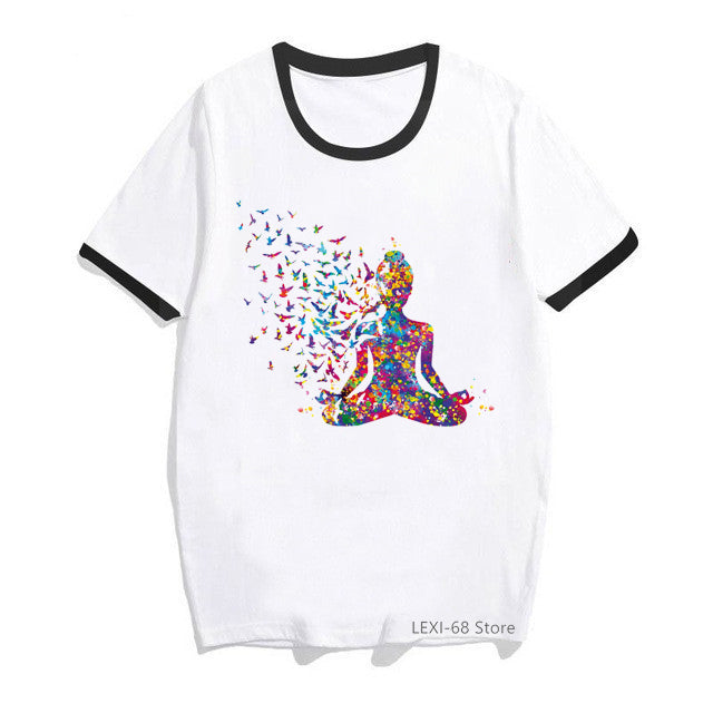 Yoga Spiritual Feminine T-shirts