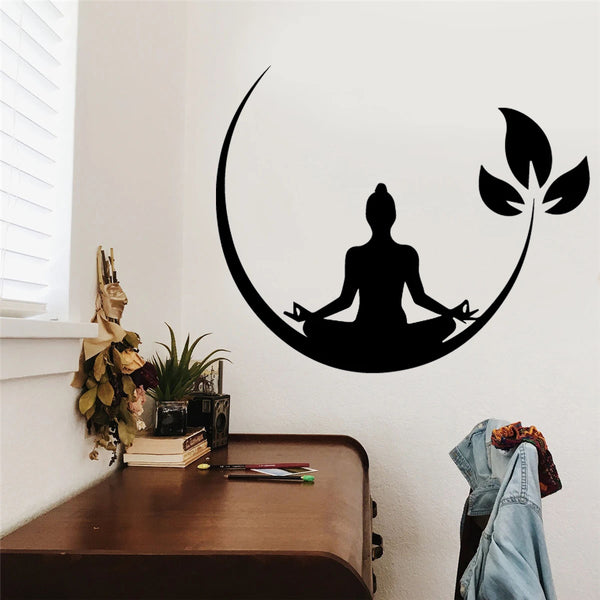 Vinyl Wall Yoga Stickers