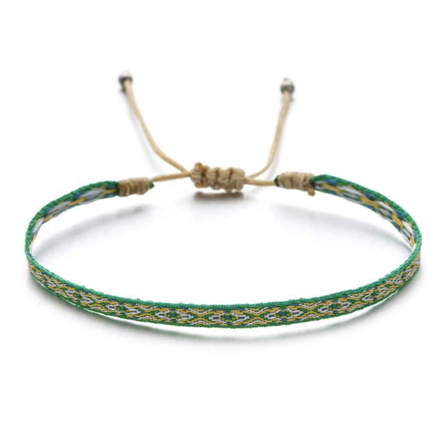 Woven String Friendship Bracelets