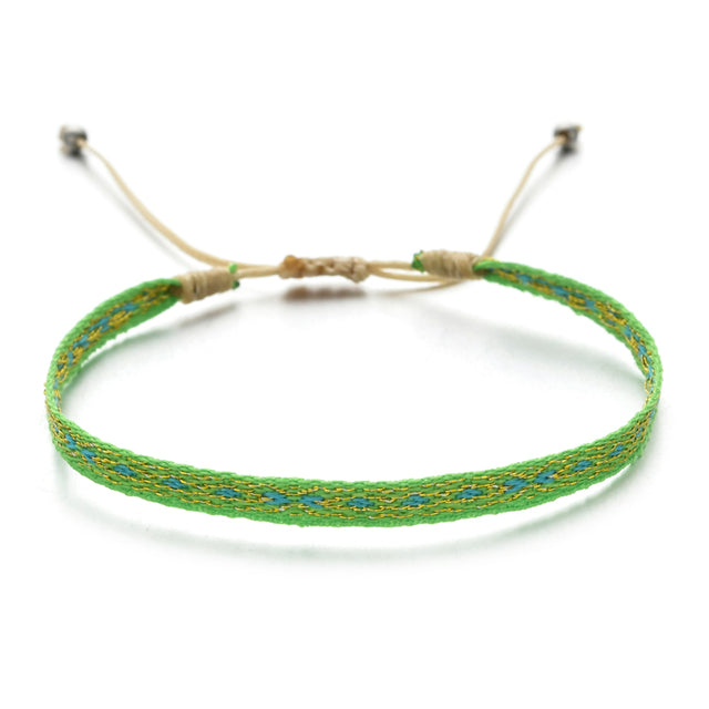 Woven String Friendship Bracelets