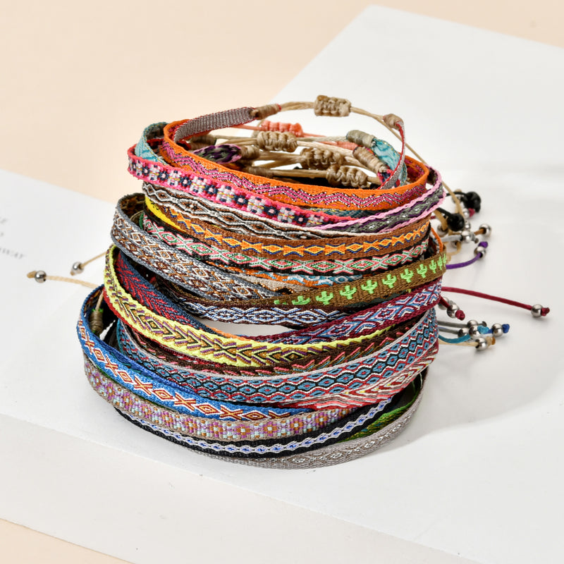 Woven String Friendship Bracelets